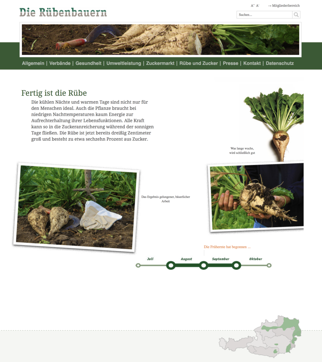Website der Rübenbauern